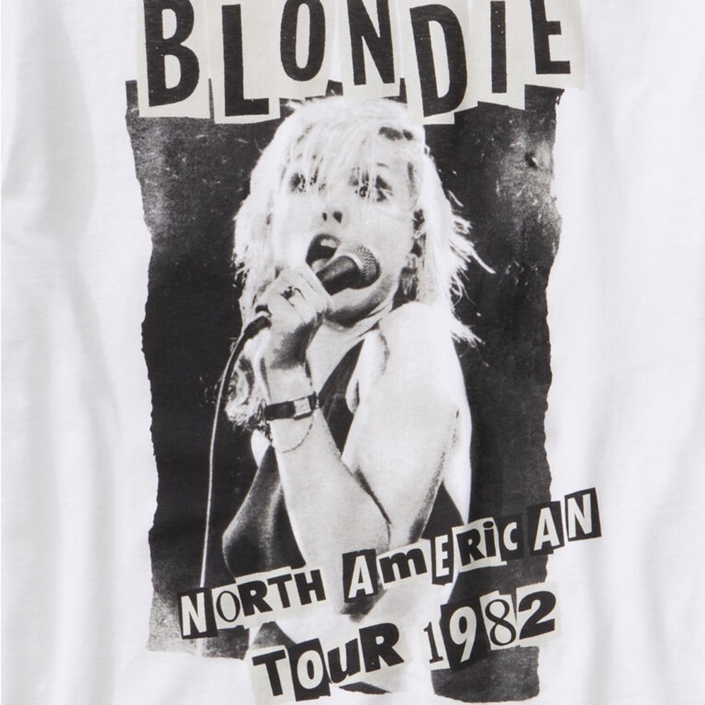 NEW with Tags. Blondie 1982 Tour Graphic Tee